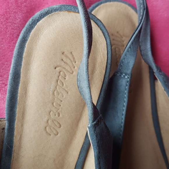 Madewell April Ankle Strap Suade Flats 7.5 - Picture 7 of 8